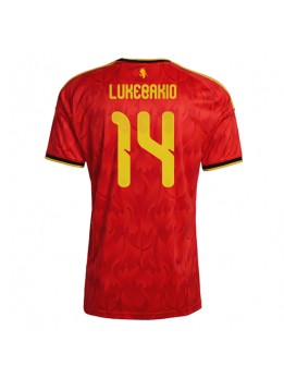 Belgien Dodi Lukebakio #14 Replika Hemmakläder VM 2026 Kortärmad